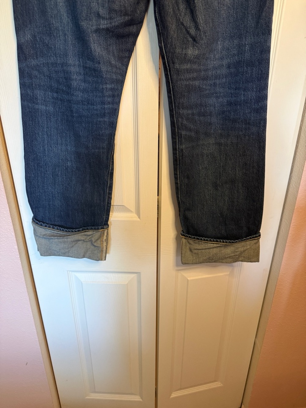 AE77 Women’s Dark Blue Straight-Leg Jeans size 31 - Picture 9 of 10